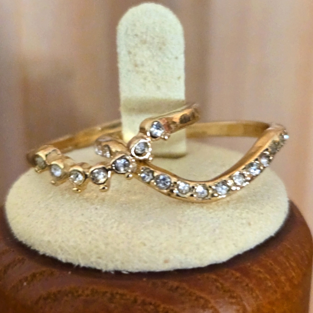 Torrid Rings Goldtone Size 8 NWOT